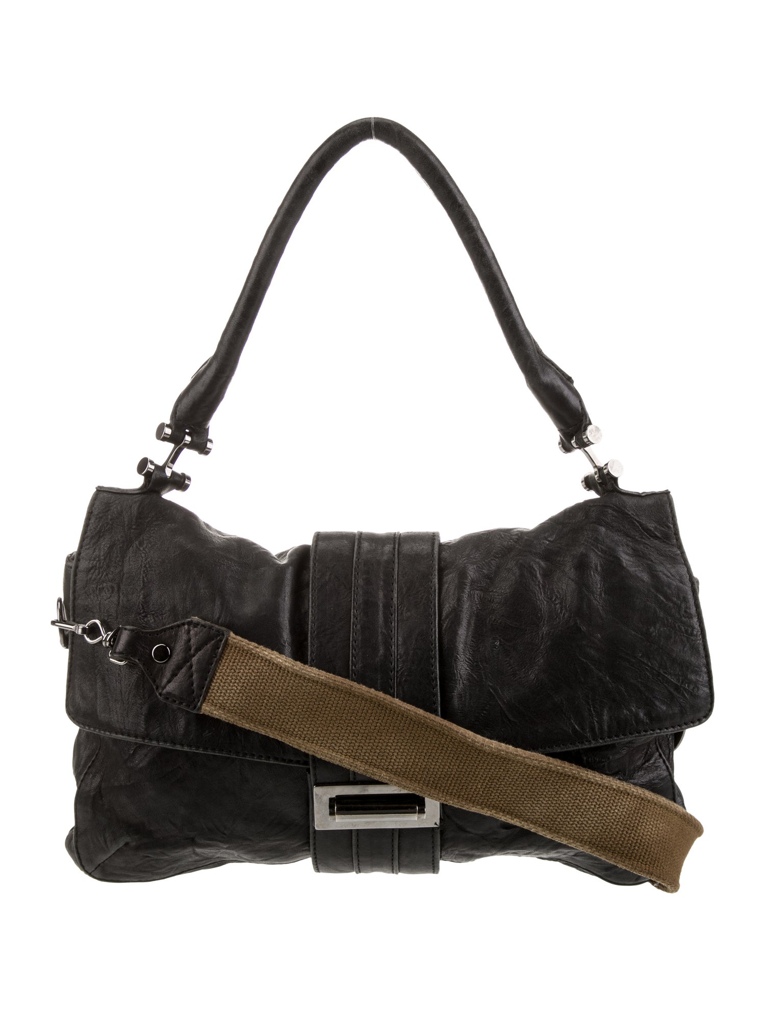 Lanvin Leather Shoulder Bag Vintage