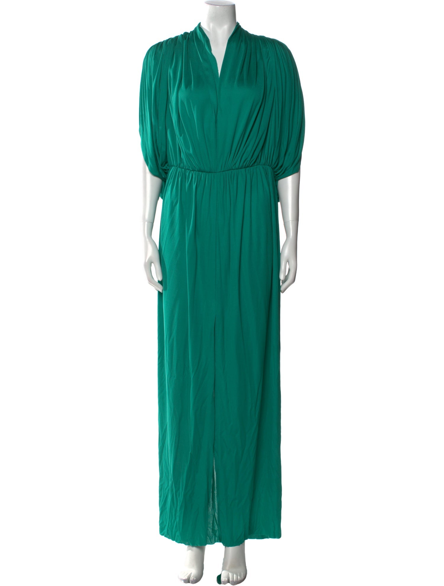 Lanvin V-Neck Long Dress