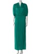 Lanvin V-Neck Long Dress