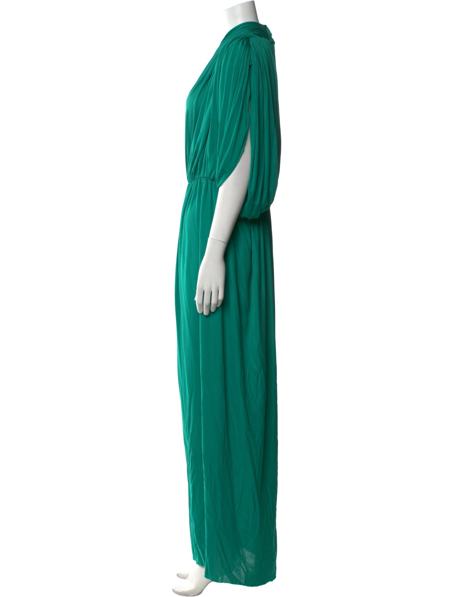 Lanvin V-Neck Long Dress
