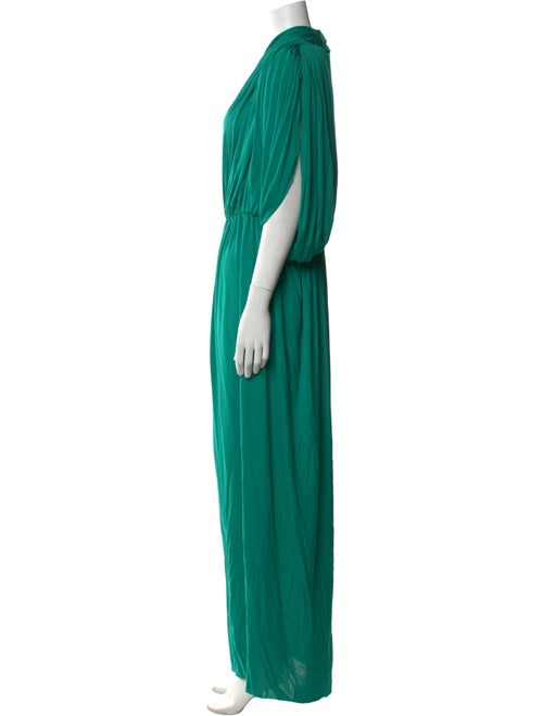 Lanvin V-Neck Long Dress