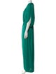 Lanvin V-Neck Long Dress