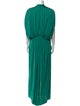 Lanvin V-Neck Long Dress