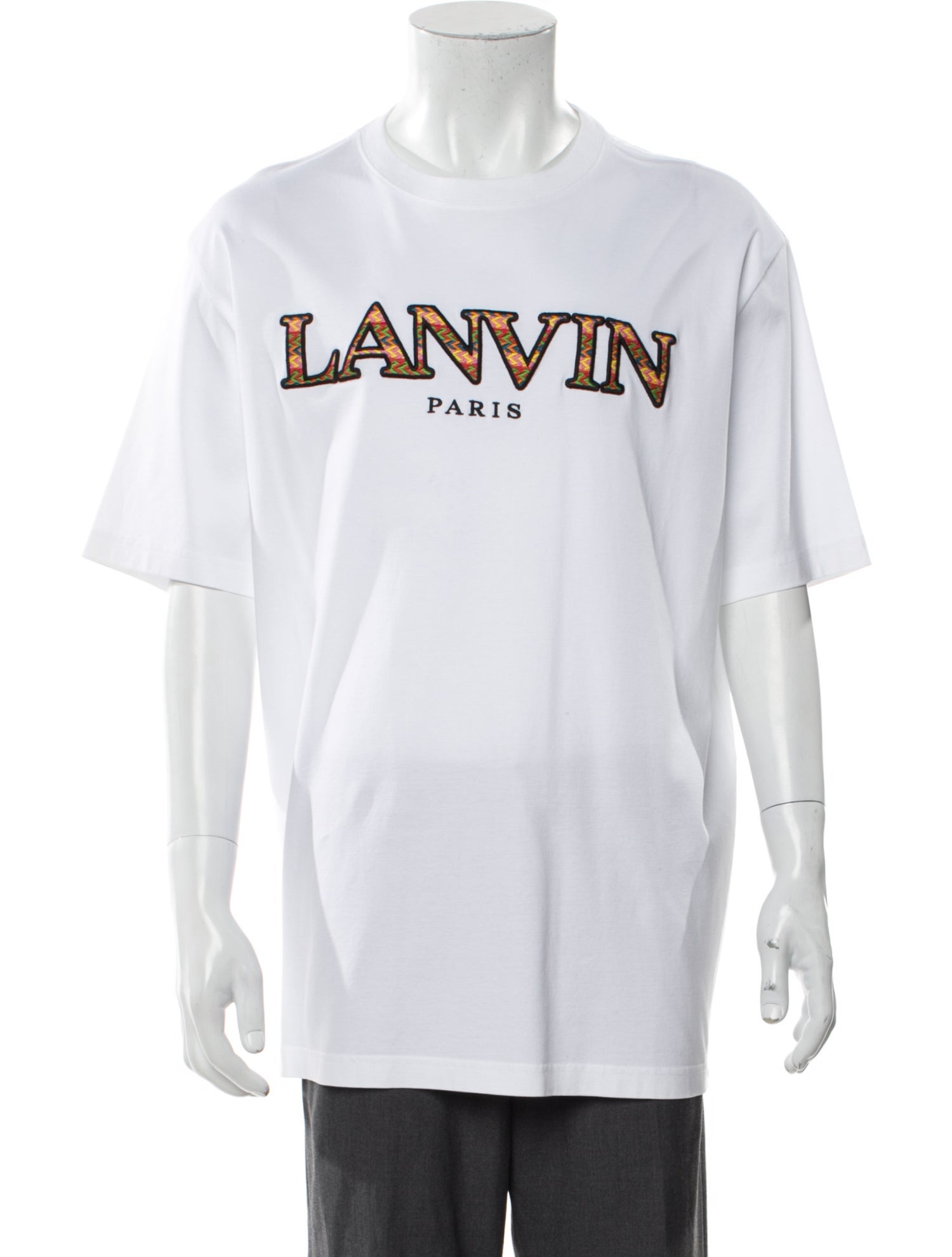 Lanvin Graphic Print Crew Neck T-Shirt