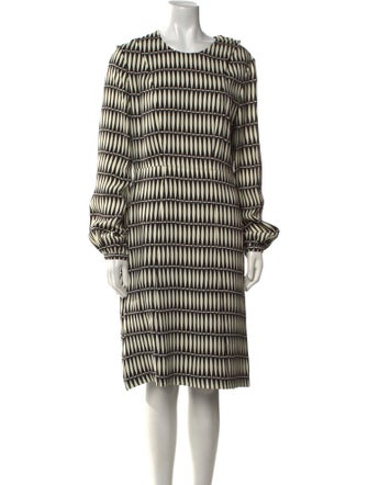 Lanvin Printed Midi Length Dress