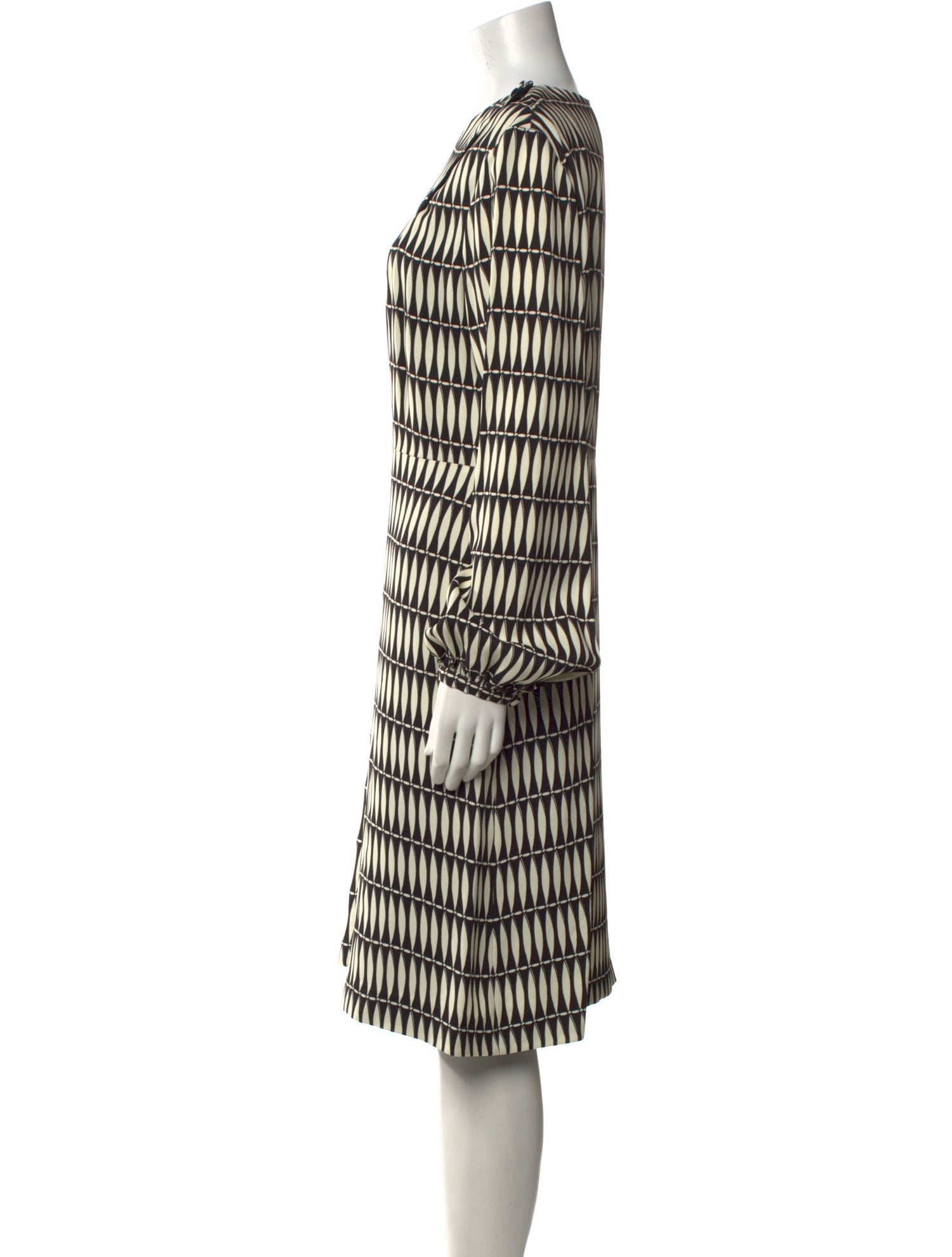 Lanvin Printed Midi Length Dress