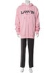 Lanvin Graphic Print Crew Neck Hoodie