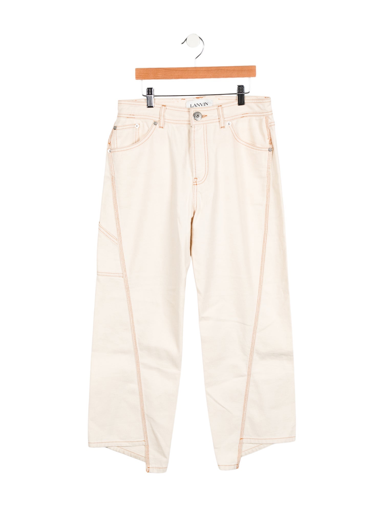 Lanvin Mid-Rise Wide Leg Jeans