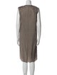 Lanvin V-Neck Midi Length Dress