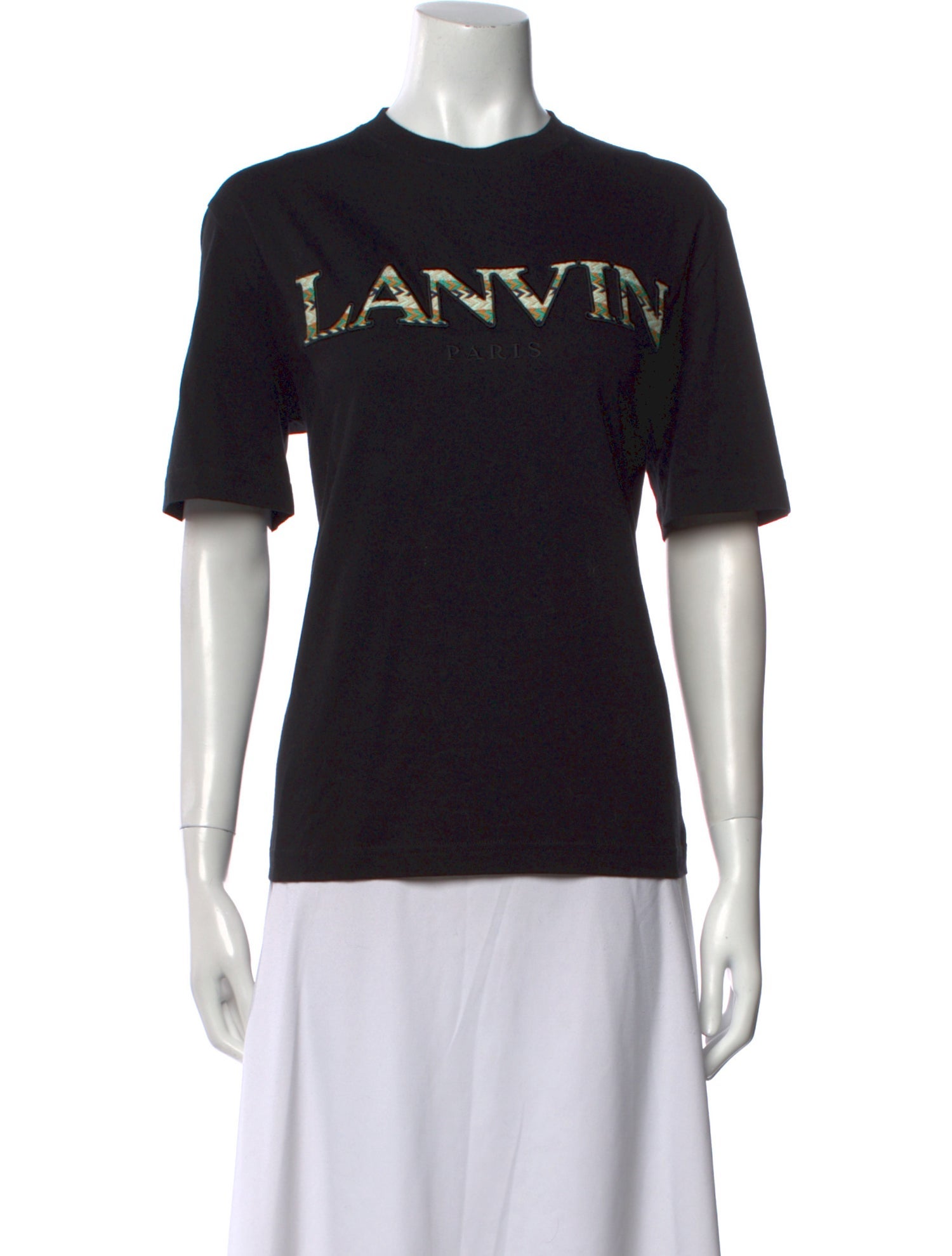 Lanvin Graphic Print Crew Neck T-Shirt