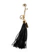 Lanvin leather tassel keychain