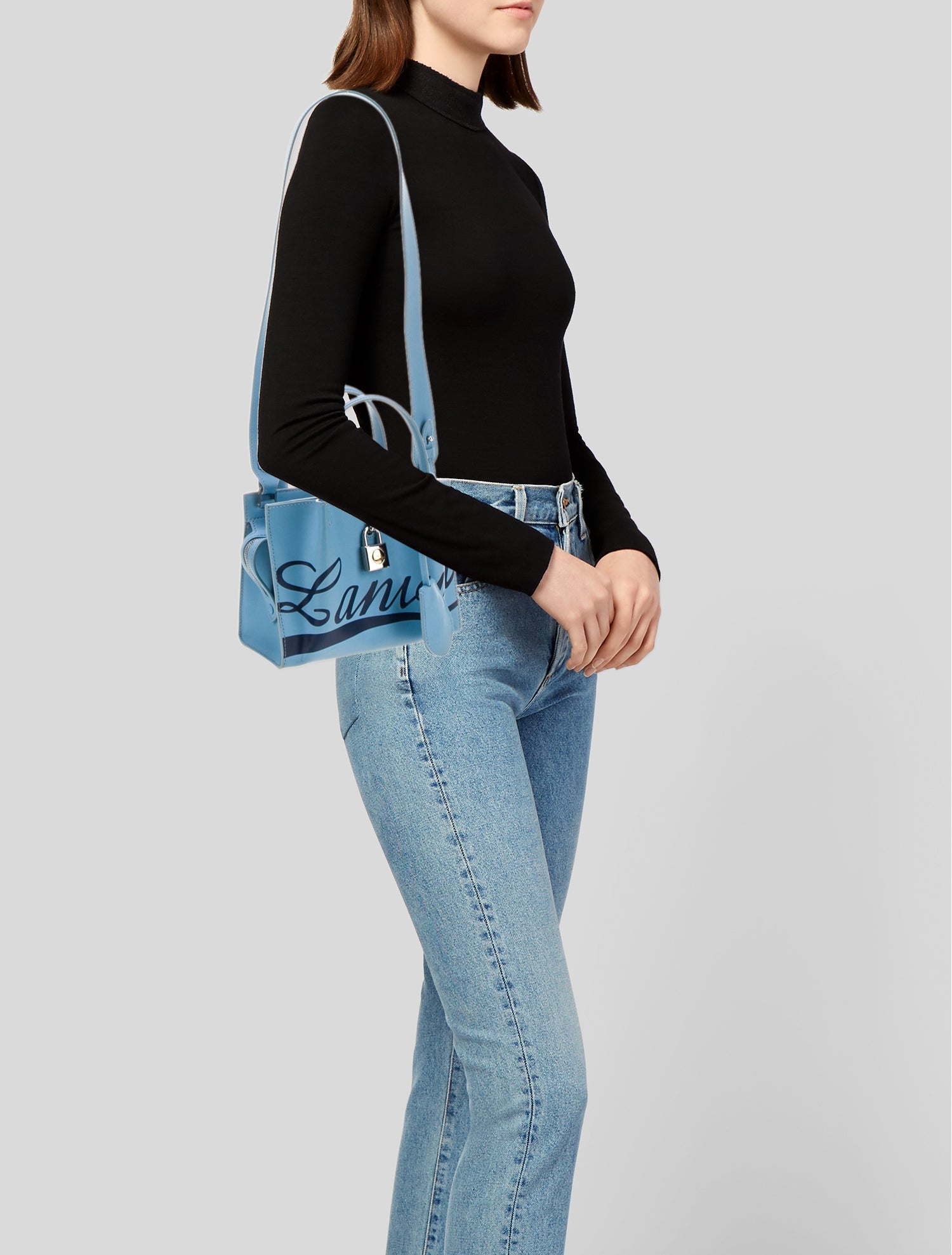 Lanvin Leather Top Handle Bag