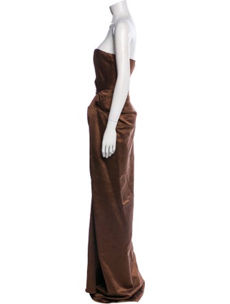 Lanvin Strapless Long Dress