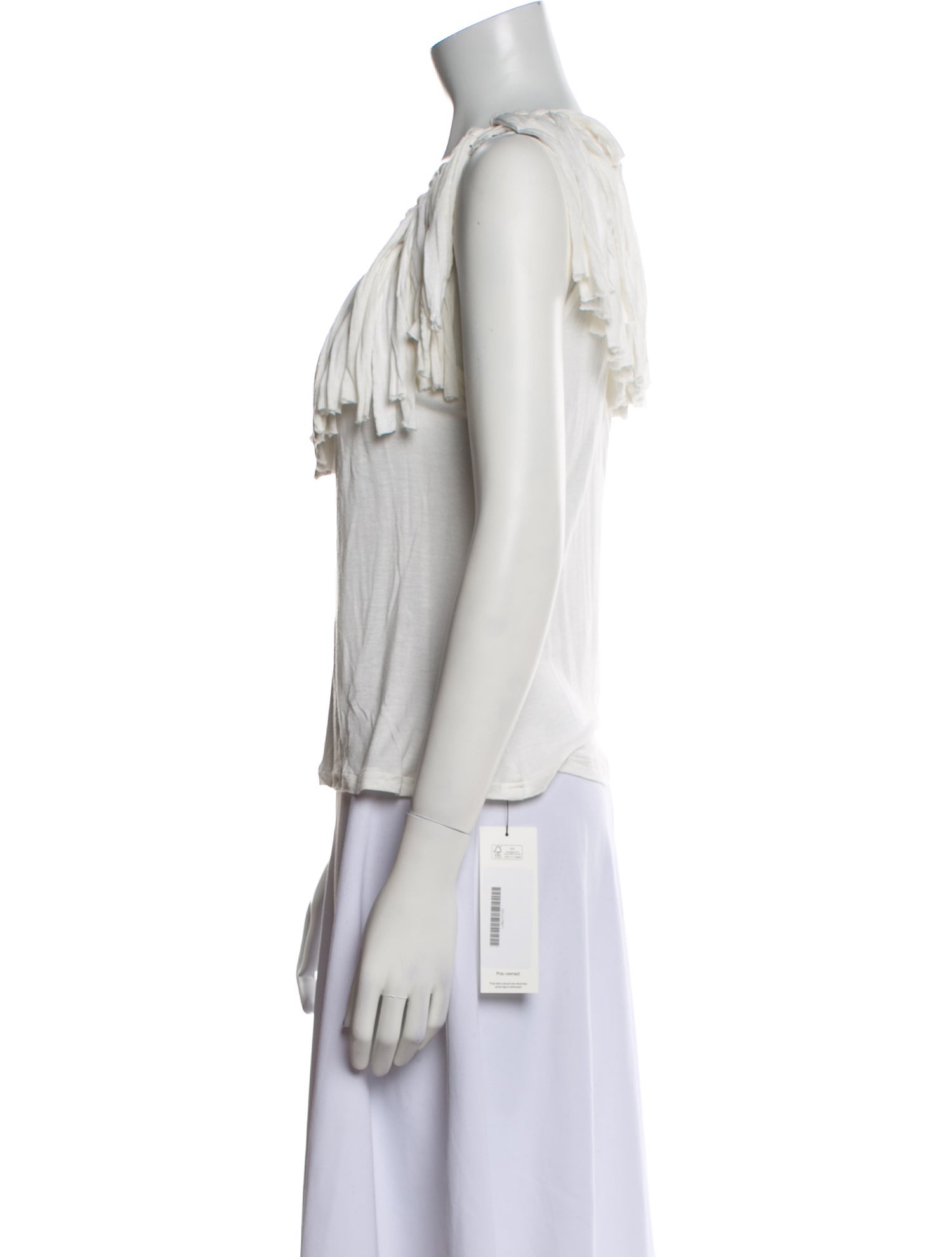 Lanvin Scoop Neck Sleeveless Top