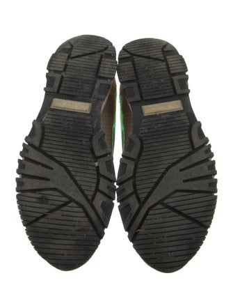 Lanvin Mesh Printed Athletic Sneakers