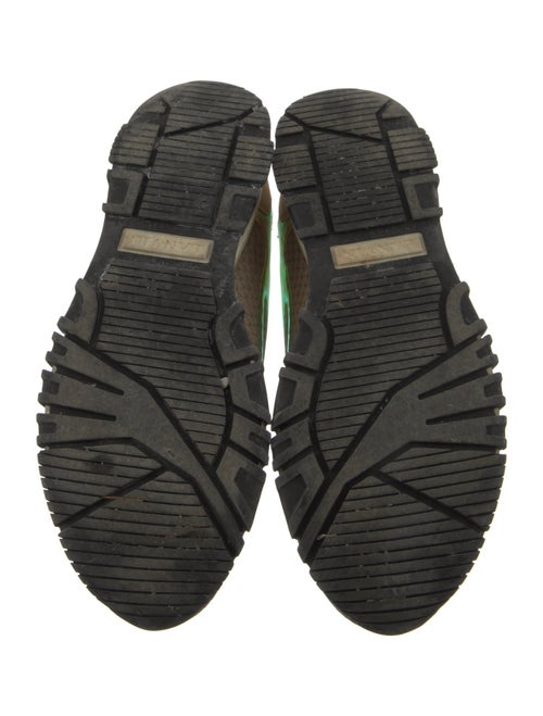 Lanvin Mesh Printed Athletic Sneakers