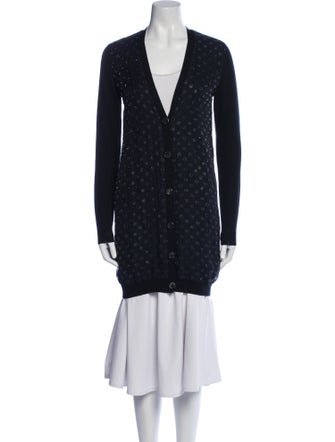 Lanvin Wool V-Neck Sweater