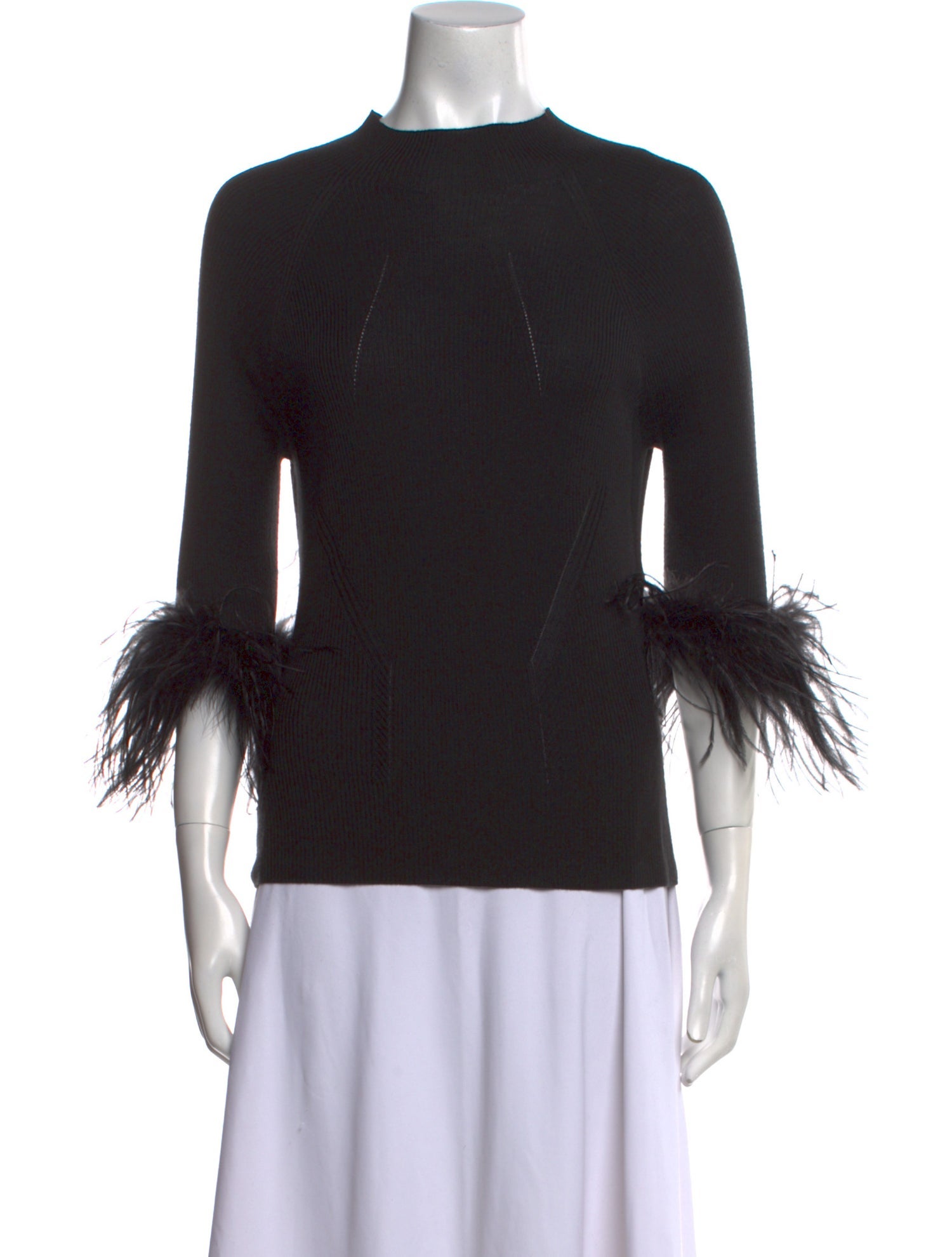 Lanvin Wool Mock Neck Sweater