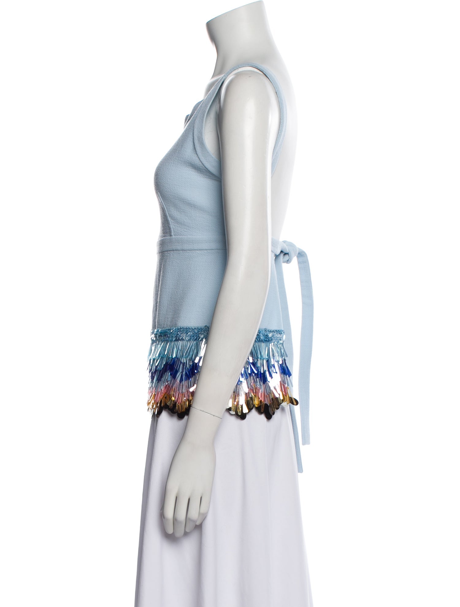 Lanvin Wool Scoop Neck Top