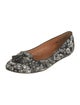 Lanvin Canvas Floral Print Ballet Flats
