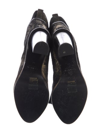 Lanvin Ponyhair Tassel Accents Boots