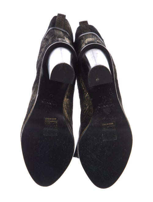 Lanvin Ponyhair Tassel Accents Boots