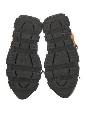 Lanvin Leather Printed Sneakers