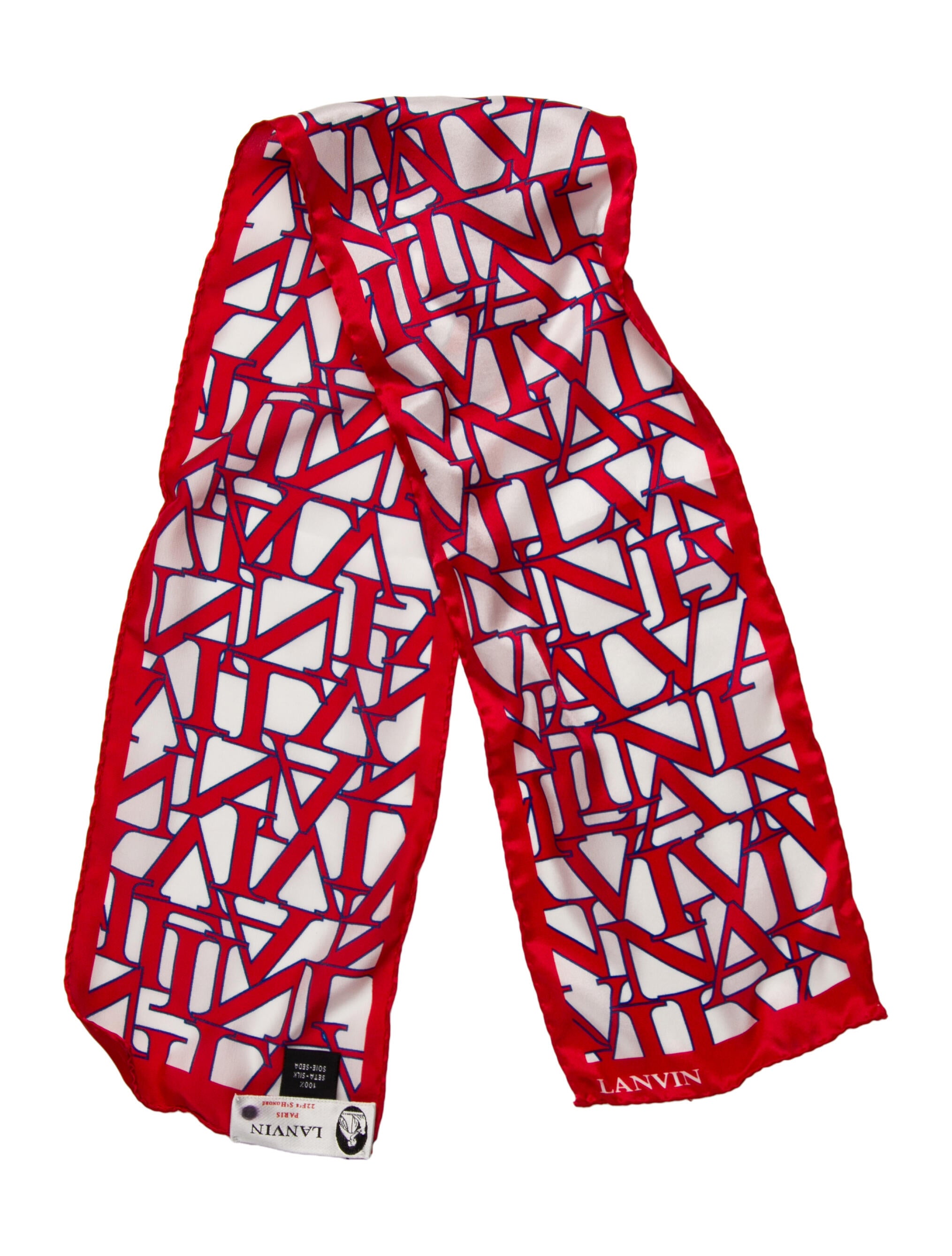 Lanvin Silk Printed Scarf