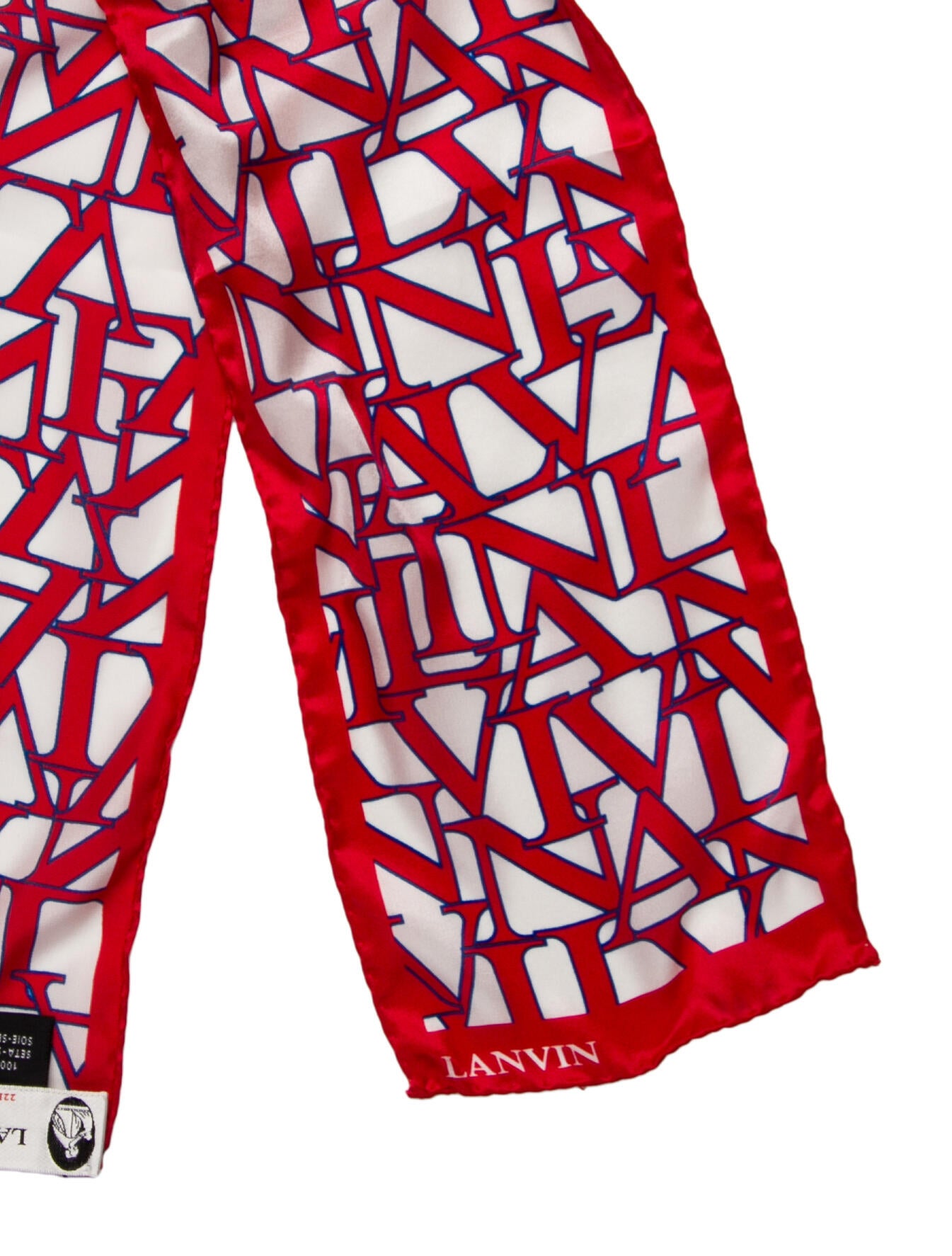 Lanvin Silk Printed Scarf