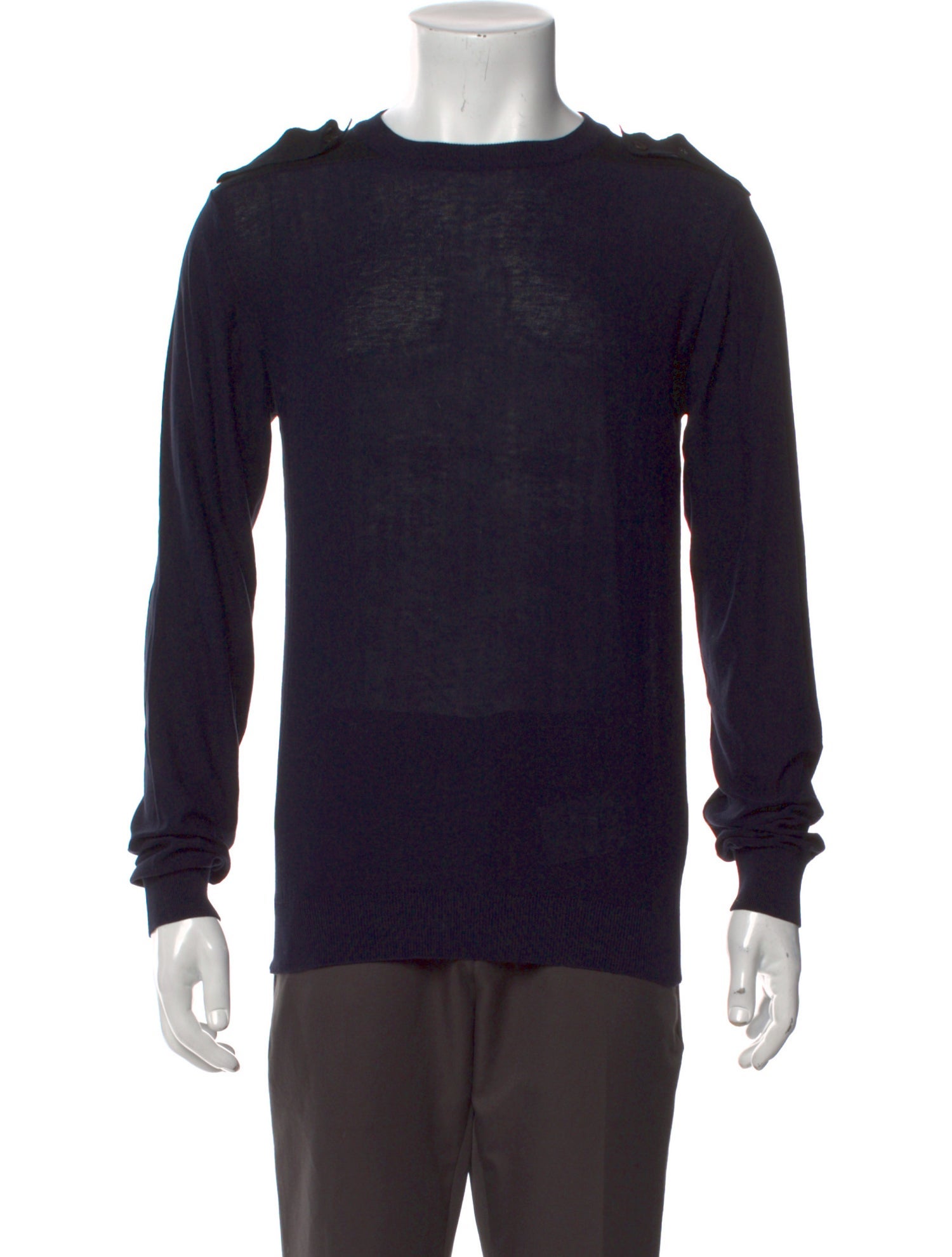 Lanvin Crew Neck Long Sleeve Pullover
