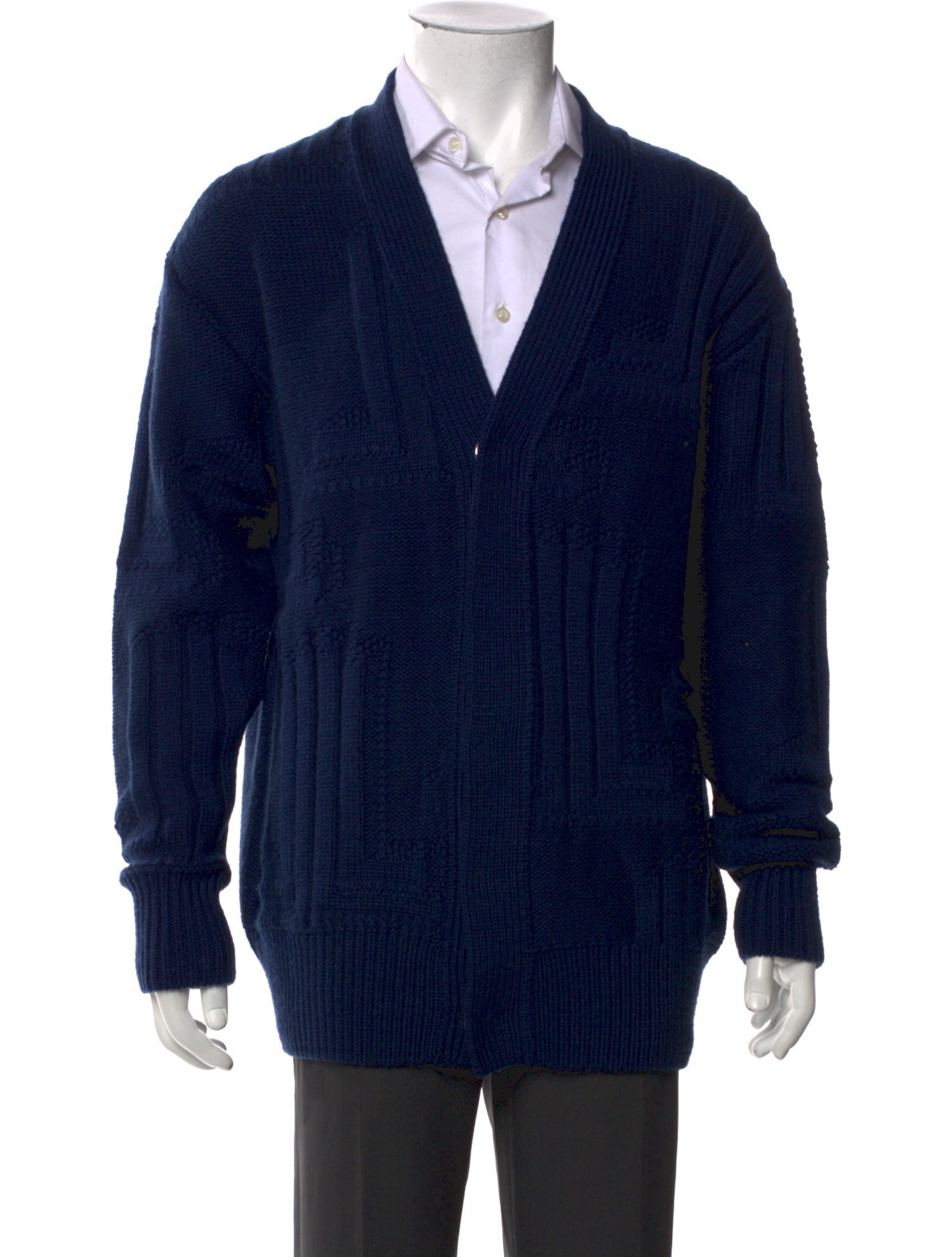 Lanvin Virgin Wool V-Neck Cardigan