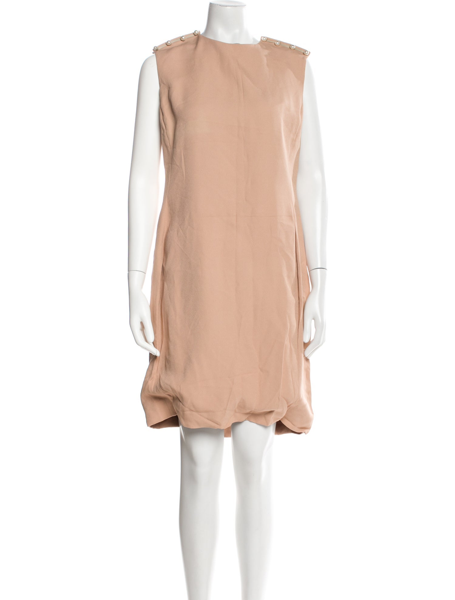 Lanvin Bateau Neckline Knee-Length Dress