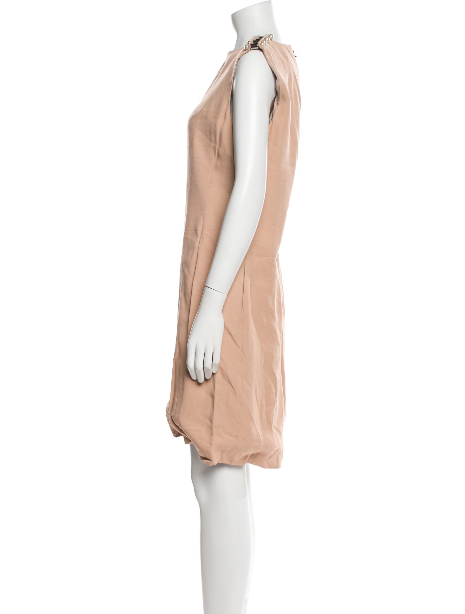 Lanvin Bateau Neckline Knee-Length Dress