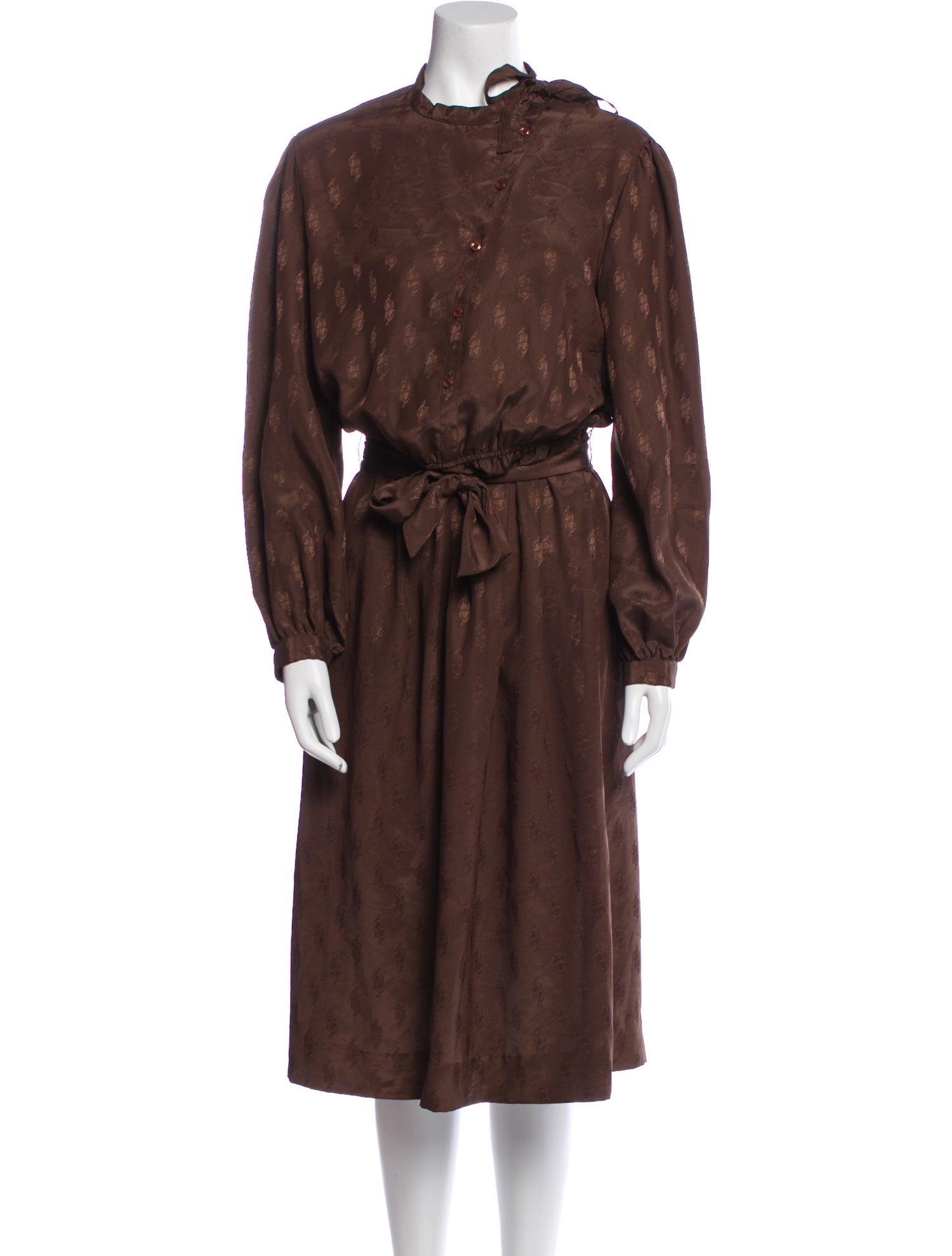 Lanvin Printed Midi Length Dress