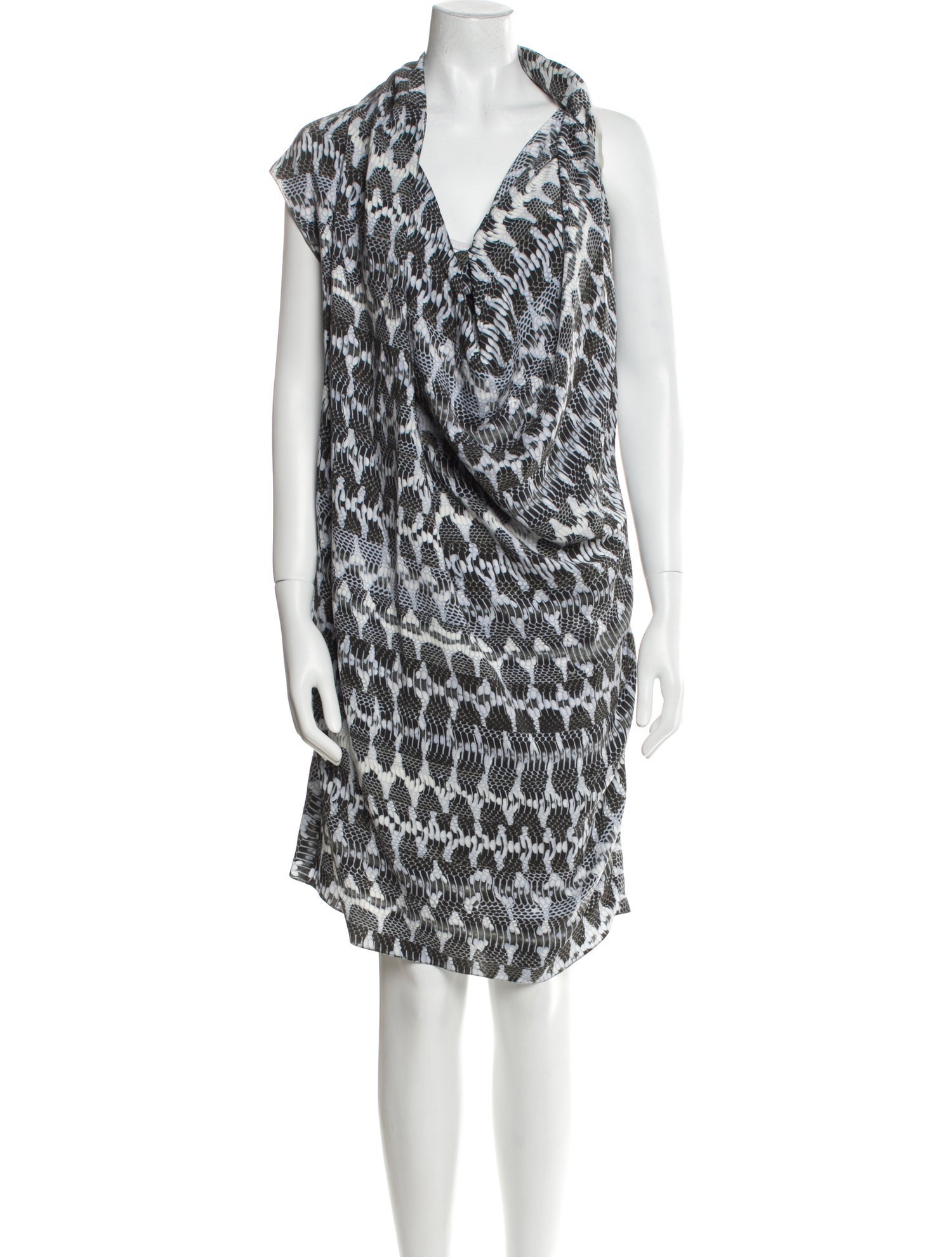 Lanvin Silk Midi Length Dress