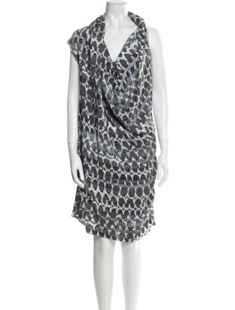 Lanvin Silk Midi Length Dress