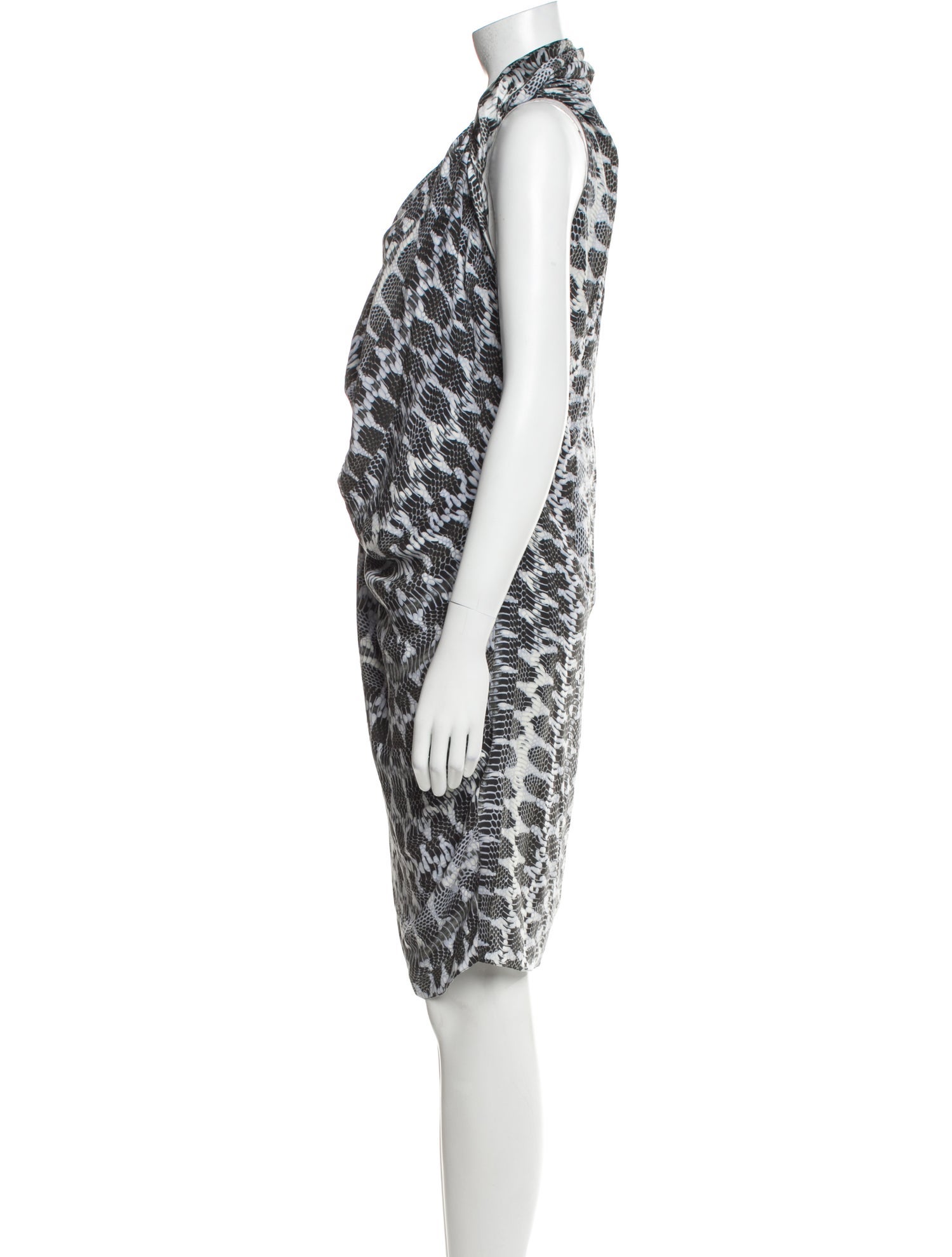 Lanvin Silk Midi Length Dress