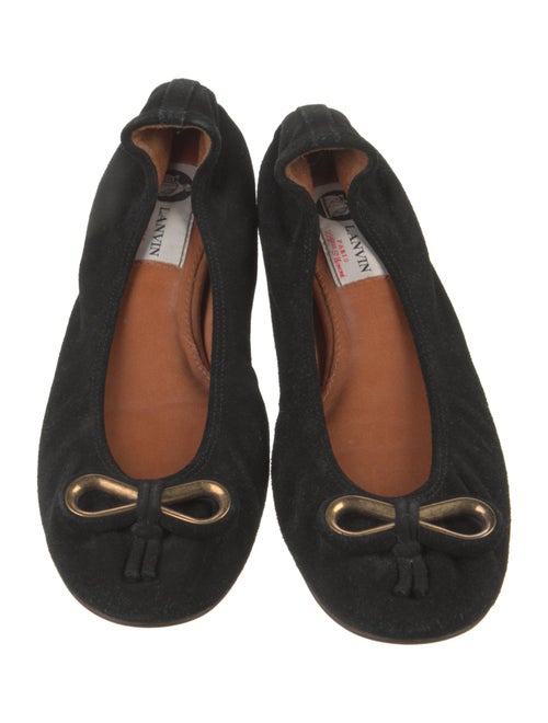 Lanvin Suede Ballet Flats