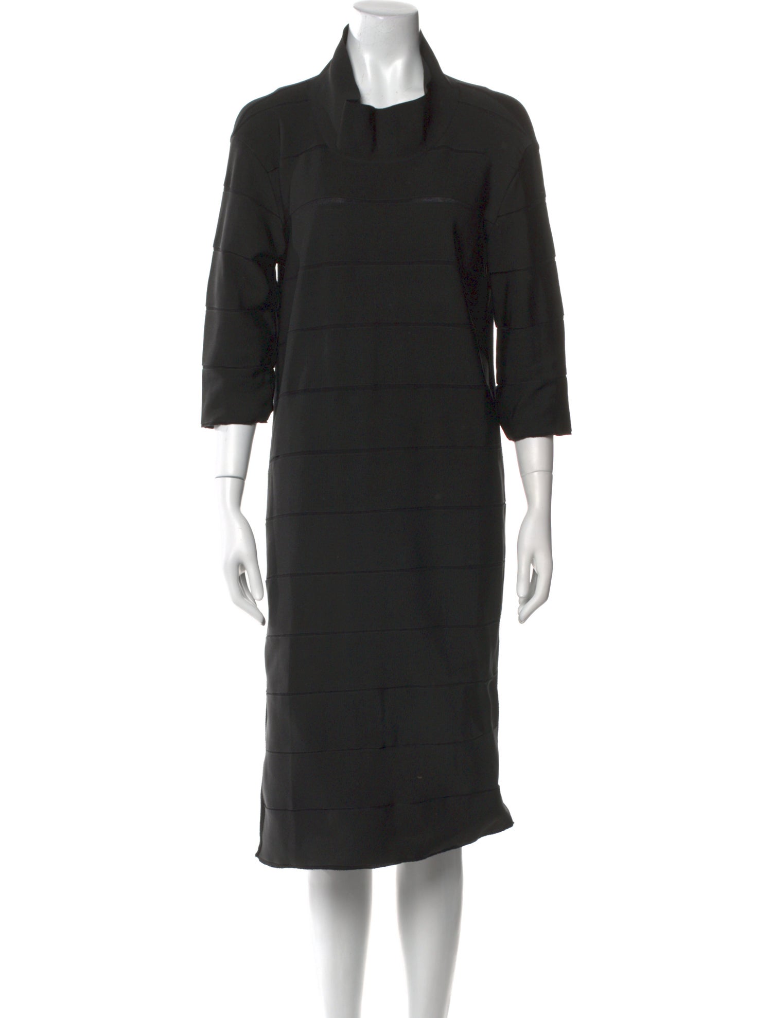 Lanvin V-Neck Midi Length Dress