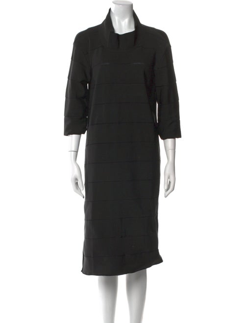 Lanvin V-Neck Midi Length Dress