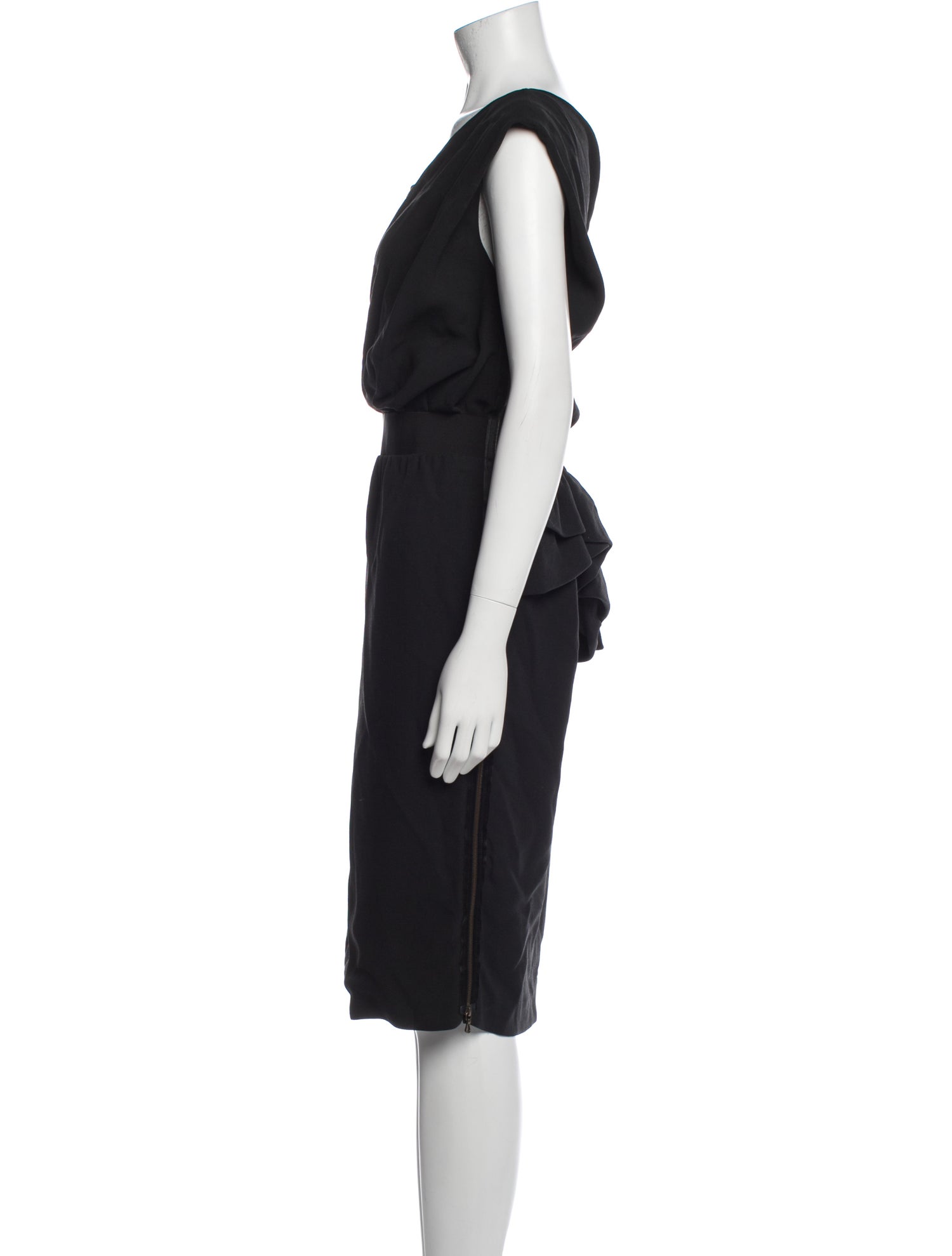 Lanvin Wool Midi Length Dress