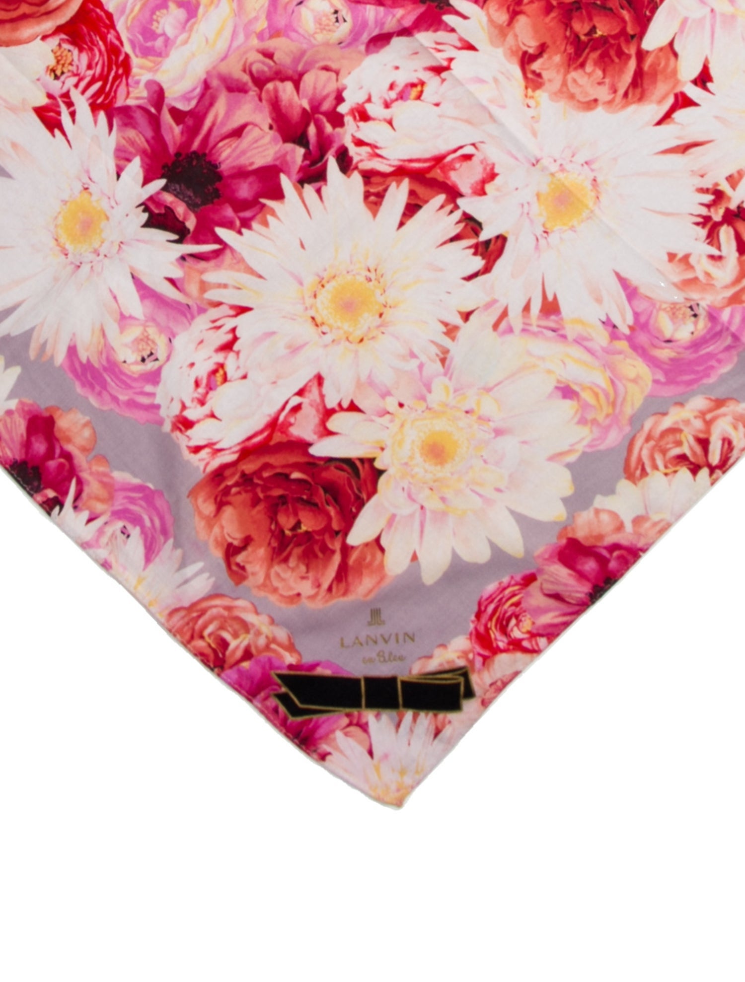 Lanvin Floral Print Scarf
