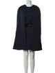 Lanvin Wool Raw-Edge Trim Dress Set