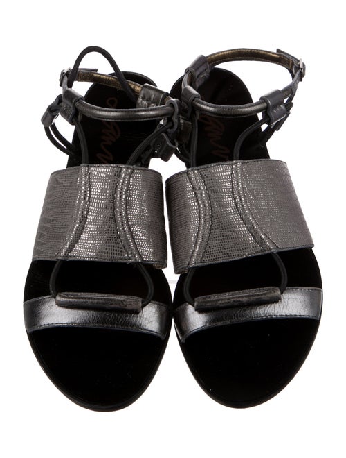 Lanvin Leather Gladiator Sandals