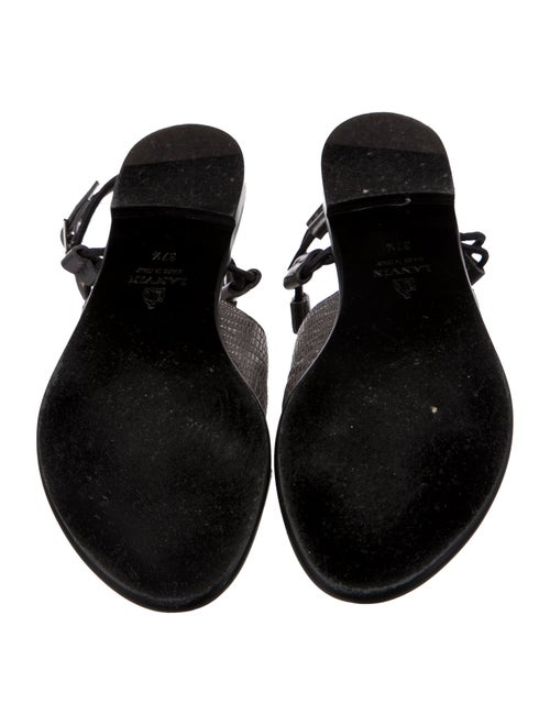 Lanvin Leather Gladiator Sandals