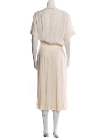 Lanvin Bateau Neckline Midi Length Dress