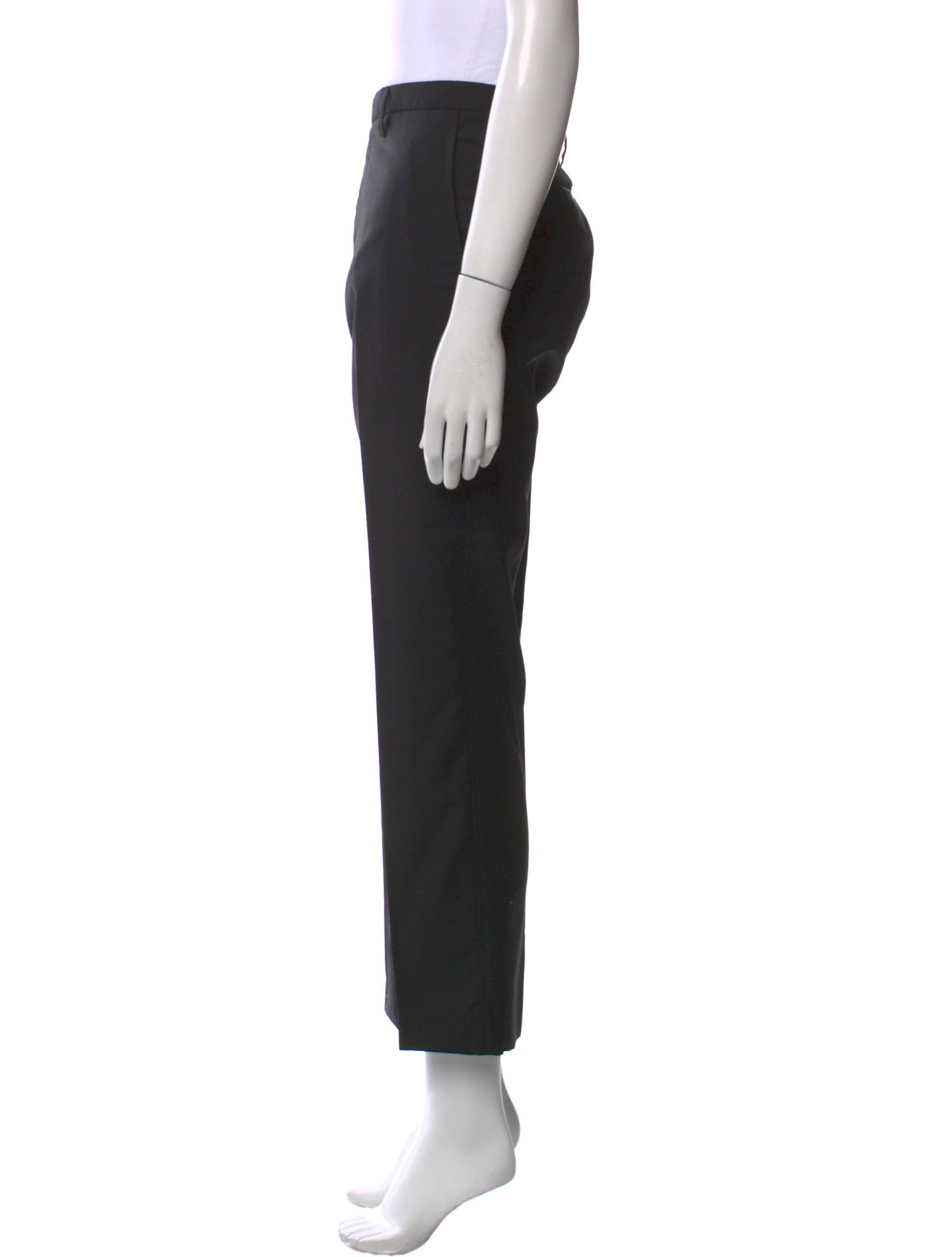 Lanvin Wool Straight Leg Pants