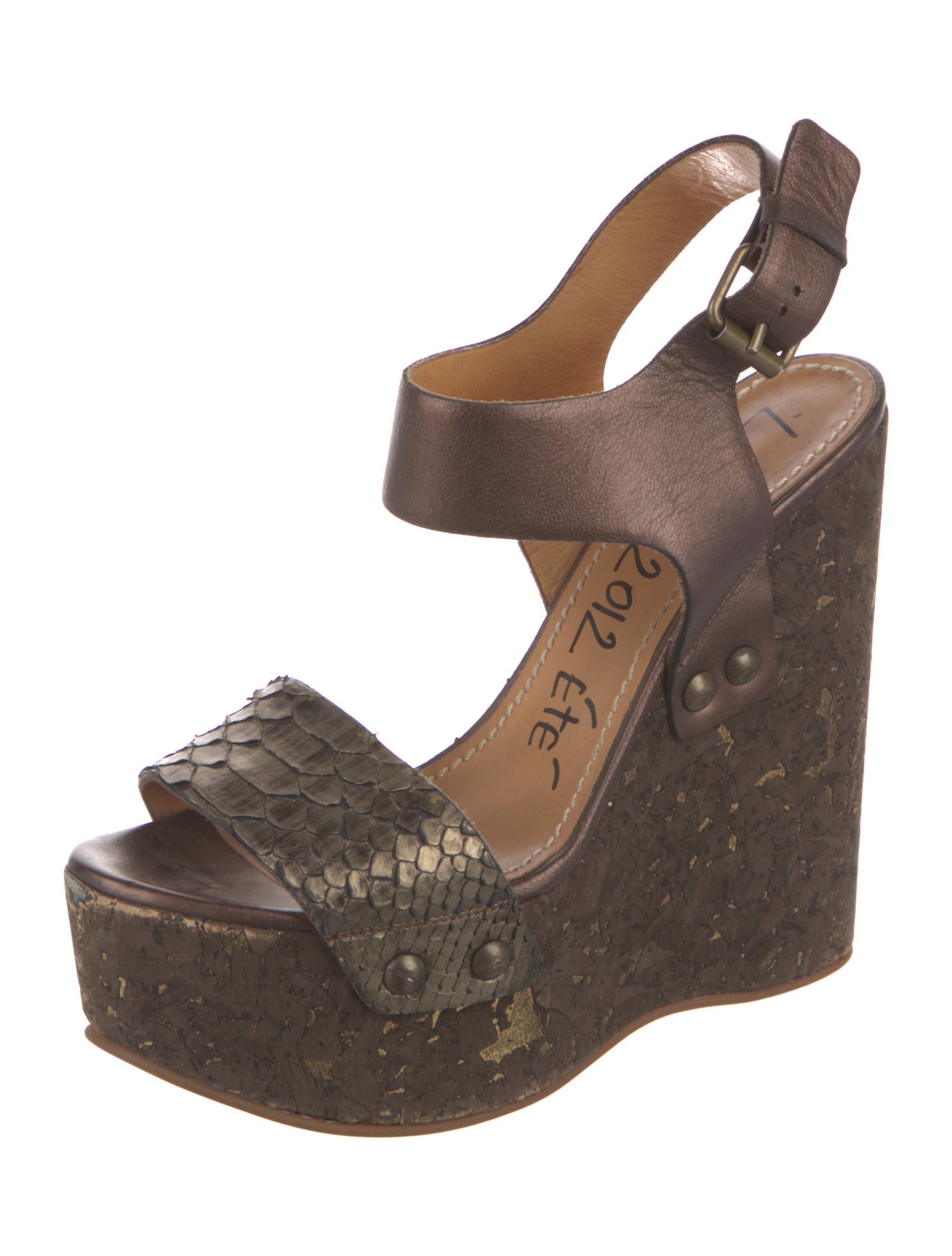 Lanvin Leather Slingback Sandals