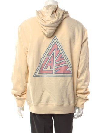 Lanvin Graphic Print Crew Neck Hoodie