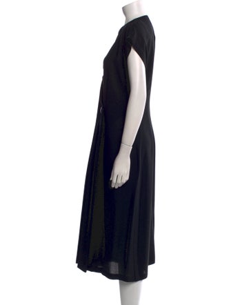 Lanvin V-Neck Long Dress